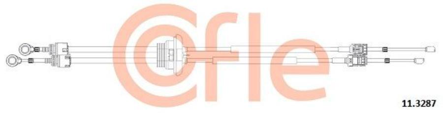 COFLE Трос КПП (искл КПП ML6C) CITROEN C8 06- / Evasion 06- / Jumpy 06-\ FIAT Ulysse 95- /