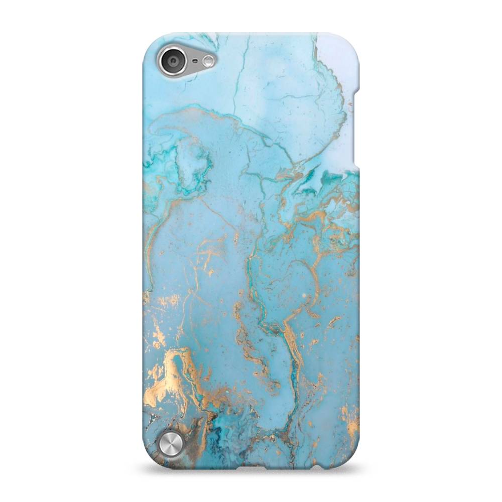 

Пластиковый чехол "Голубой мрамор рисунок" на Apple iPod Touch, 11120-2