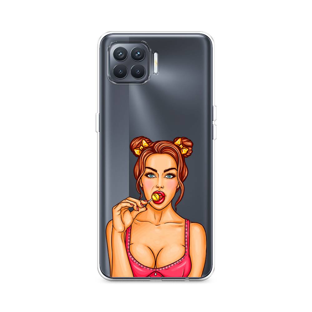 

Чехол Awog на Oppo Reno 4 Lite/A93 "Вкусный леденец", Разноцветный
