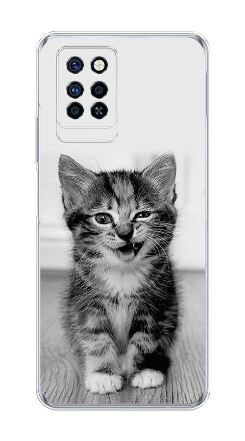 

Чехол Awog на Infinix Note 10 Pro "Подмигивающий котенок", Разноцветный, 3100150-1