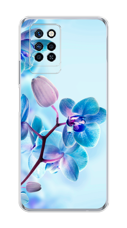 

Чехол Awog на Infinix Note 10 Pro "Голубая орхидея", Разноцветный, 3100150-8