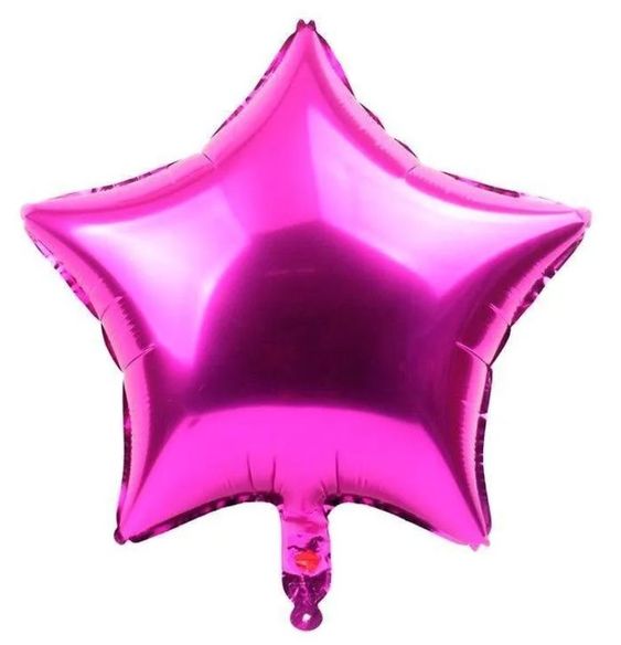 Шар Up&Up Звезда фуксия 24 дюйма Star Sharped Fuchsia 1 шт.