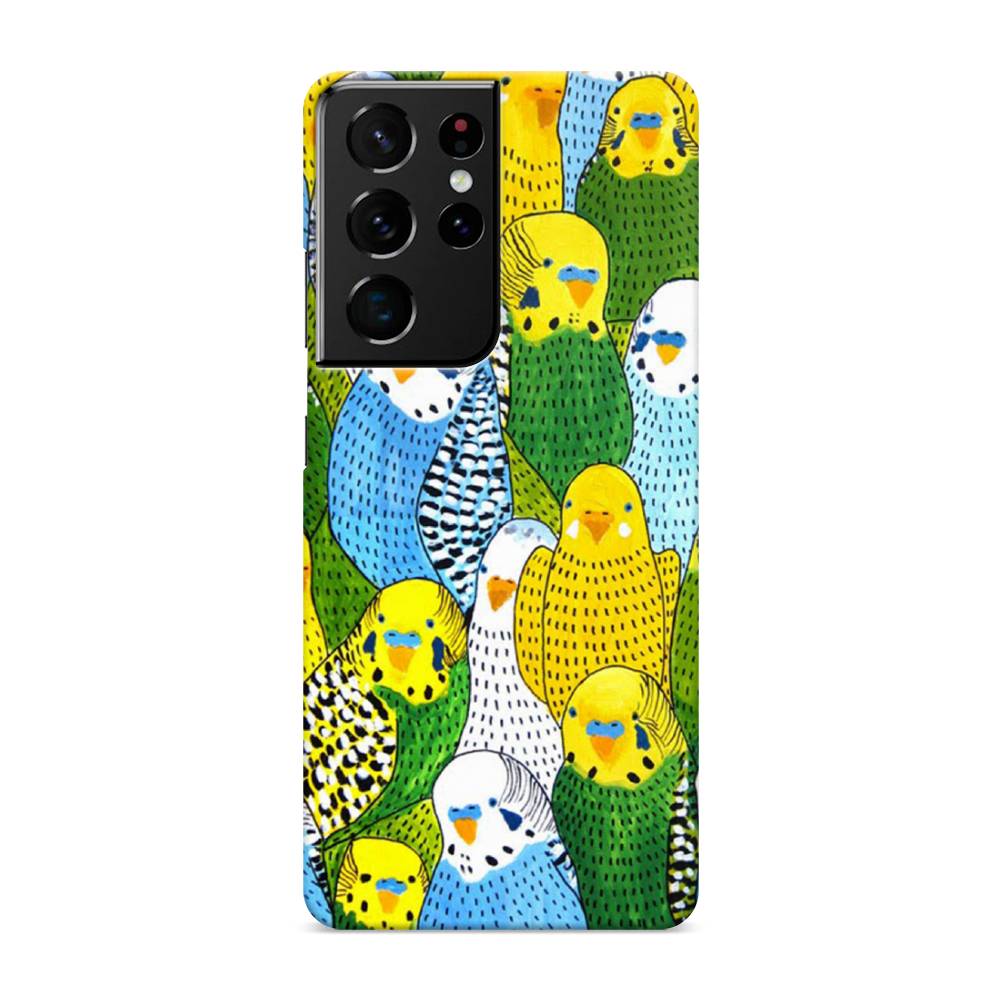 

Пластиковый чехол "Попугаи" на Samsung Galaxy S21 Ultra, 2102220-1