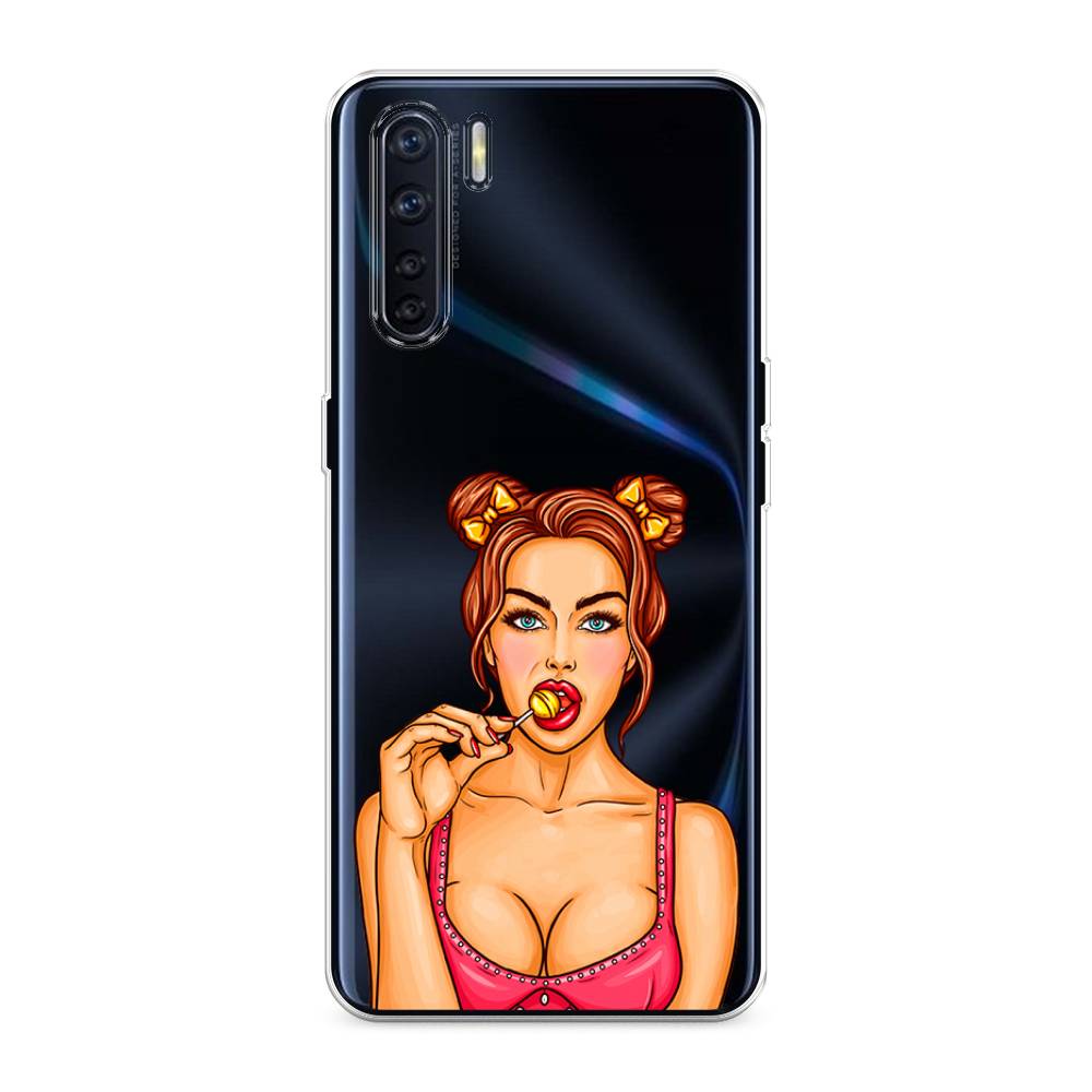 

Чехол Awog на Oppo A91/Reno 3 "Вкусный леденец", Разноцветный