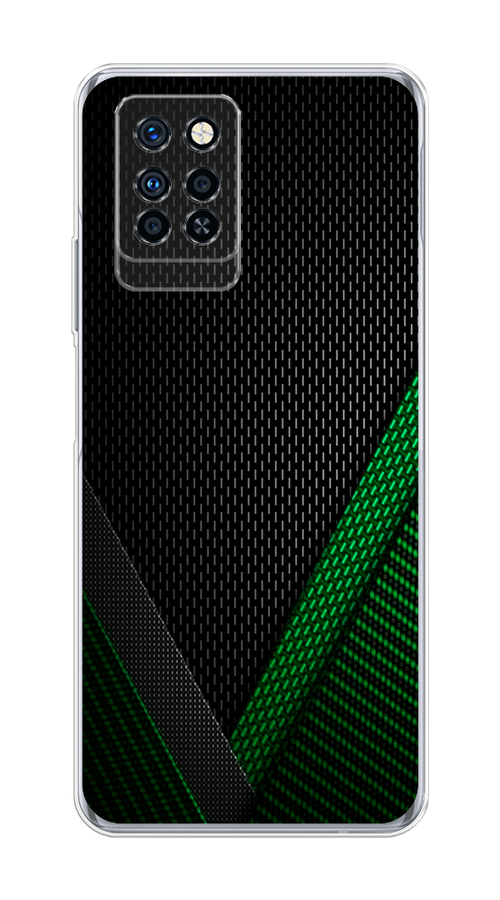

Чехол Awog на Infinix Note 10 Pro "Зеленый карбон", Разноцветный, 3100150-3