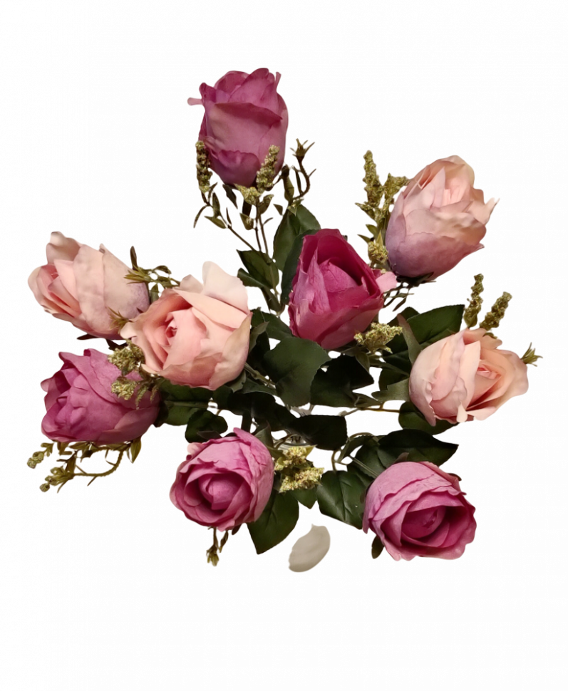

Цветы искусственные Розы Сиреневые, ROSE42