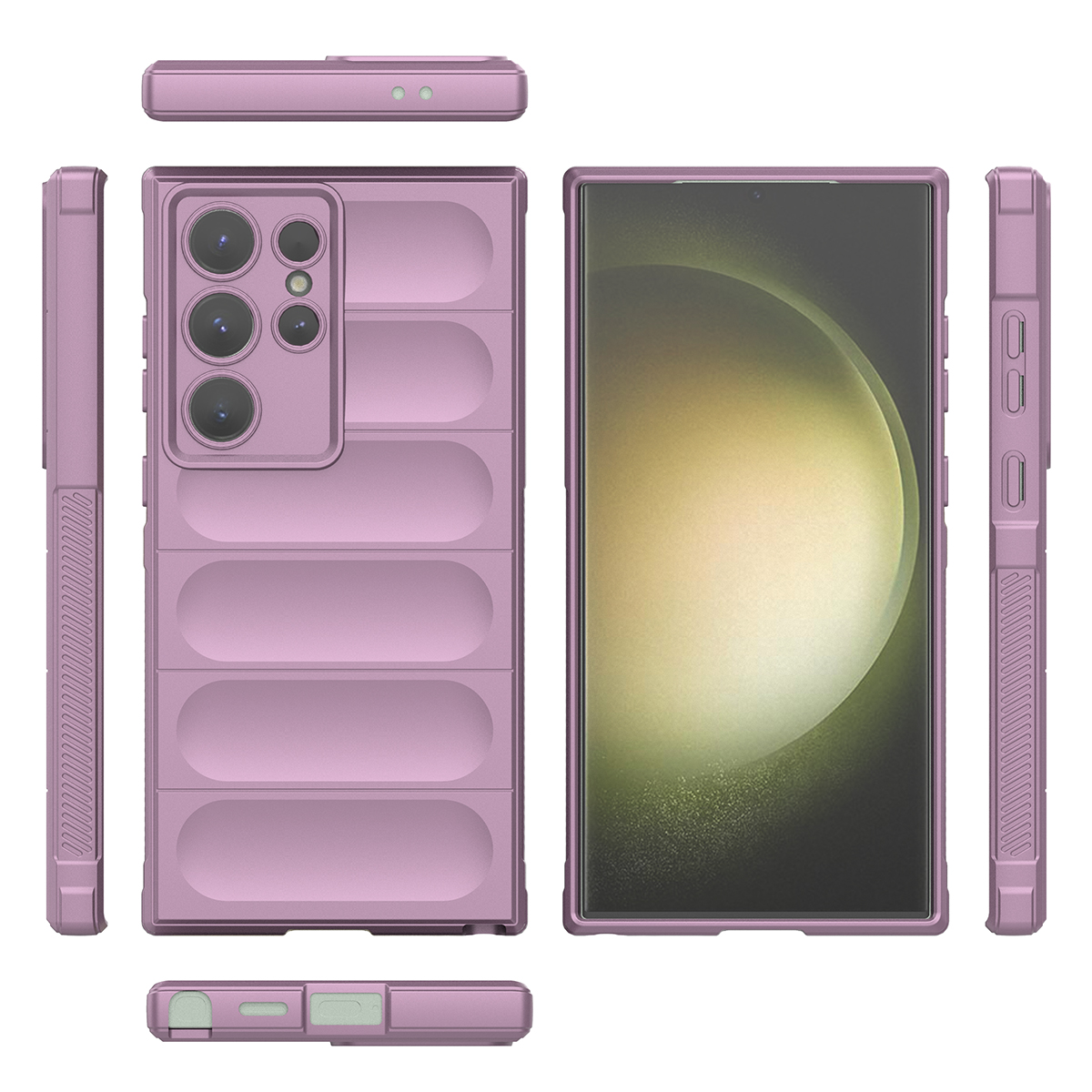

Противоударный чехол Flexible Case для Samsung Galaxy S24 Ultra ,сиреневый, Фиолетовый, 431191805