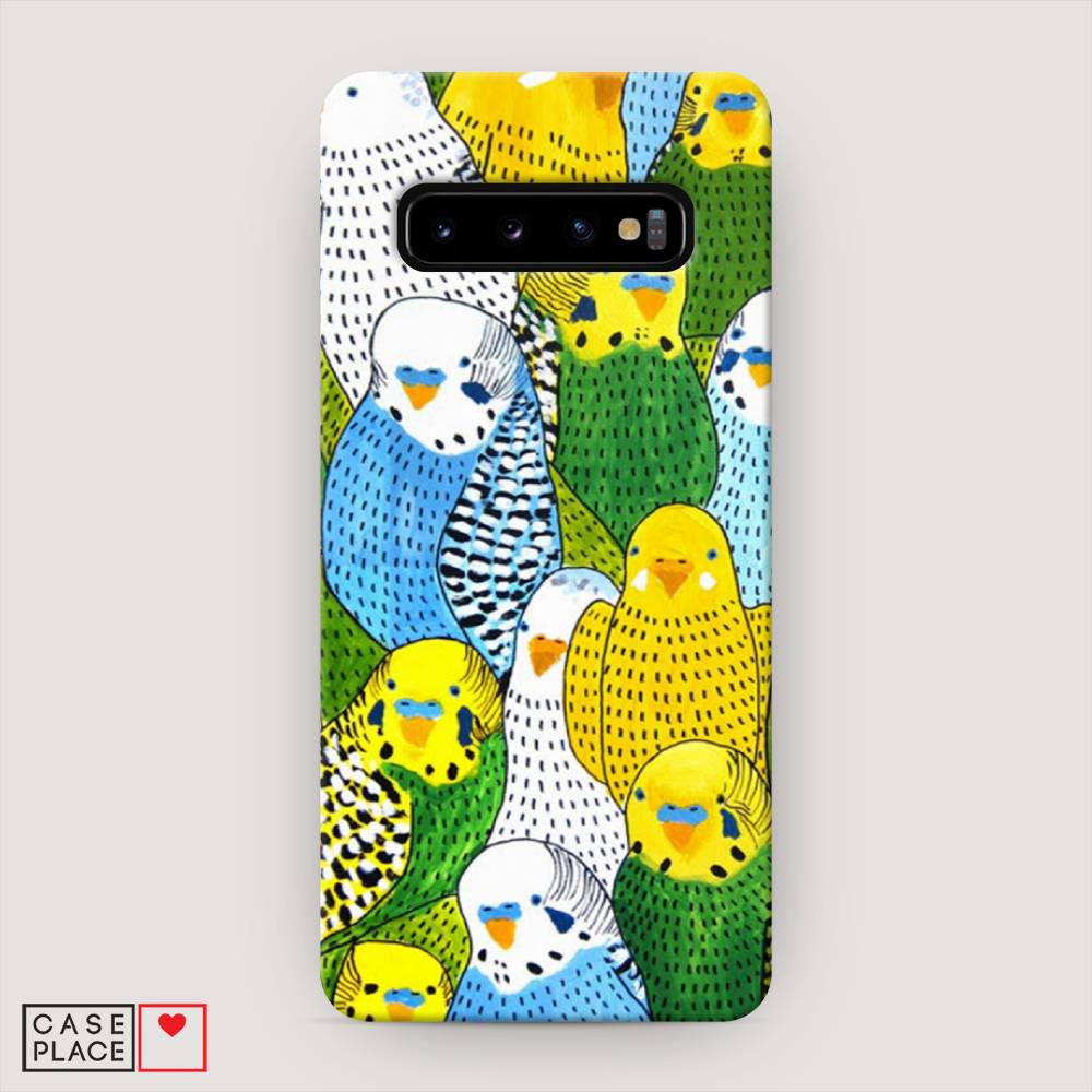 

Пластиковый чехол "Попугаи" на Samsung Galaxy S10, 27020-1