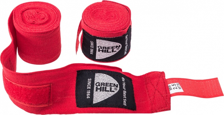 

Бинты боксерские Green Hill арт. BC-6235a-RD