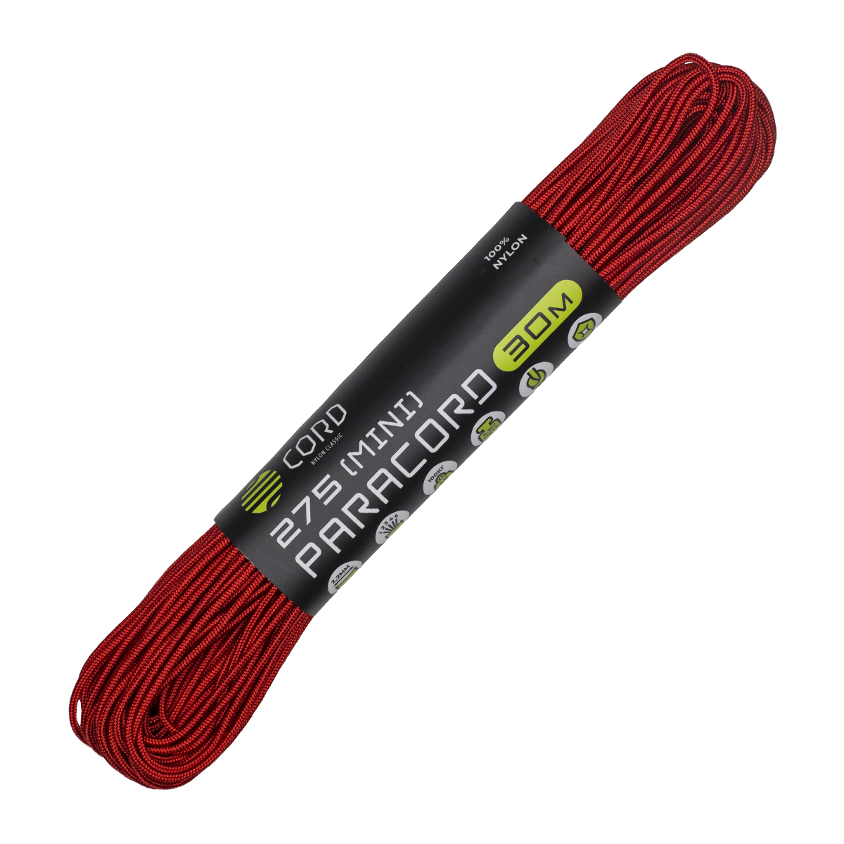 

Паракорд 275 (мини) CORD nylon 30м (red), Мини