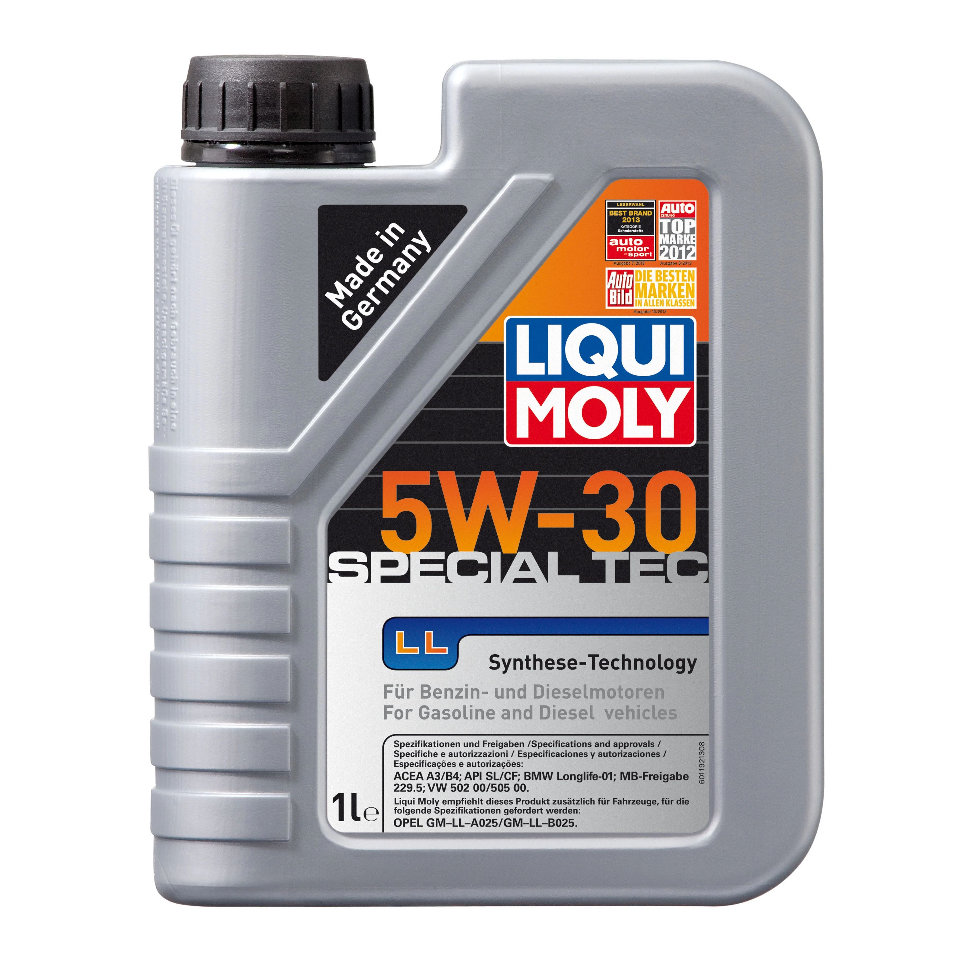 

Моторное масло LIQUI MOLY Special Tec F 5W30 5л
