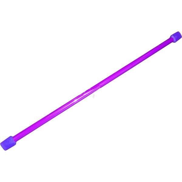 фото Гимнастическая палка (бодибар) 6 кг 120 см фиолетовый nobrand