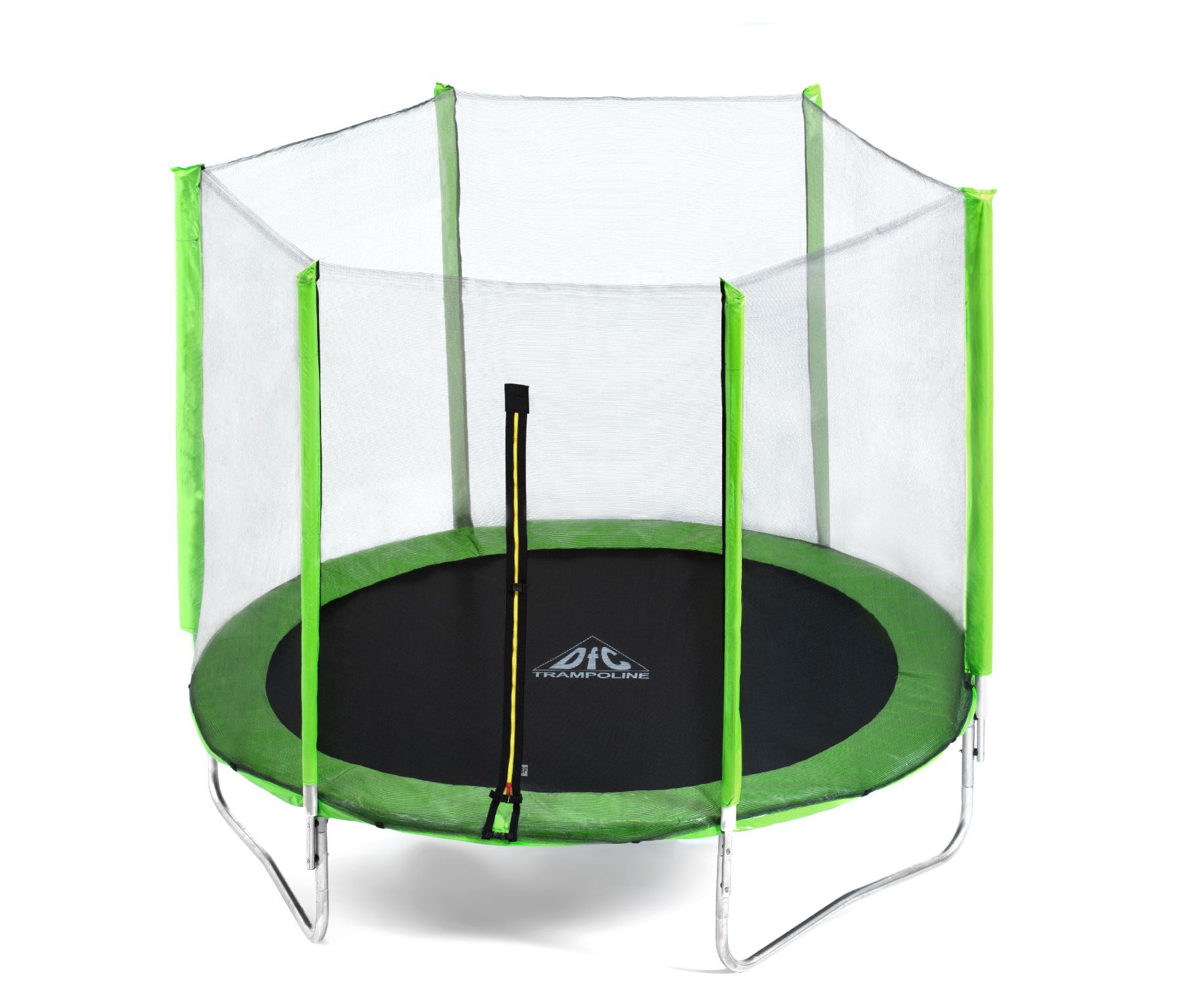 фото Батут dfc trampoline fitness с сеткой 150 см, light green