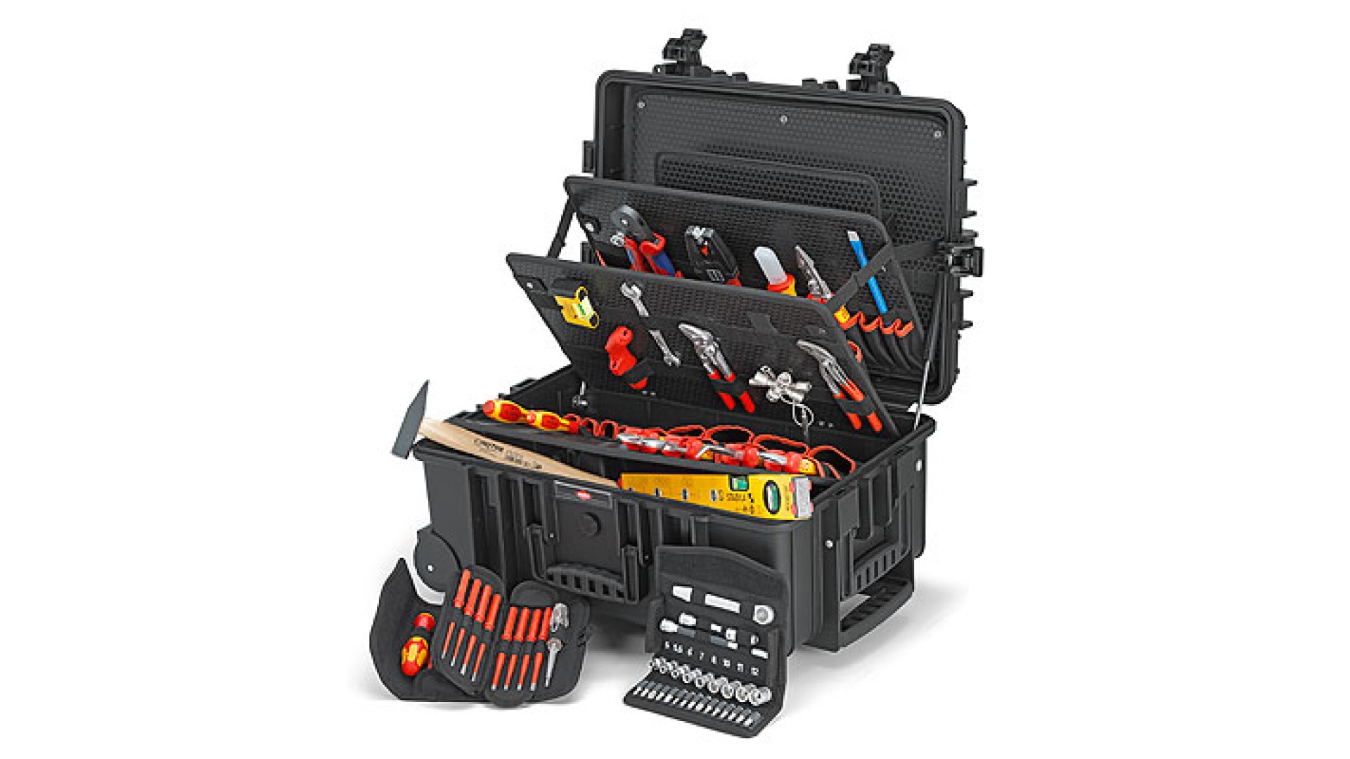 

Чемодан инструментальный, укомплектованный Knipex Robust45 Elektro, 63 пр. KN-002137, KN-002137