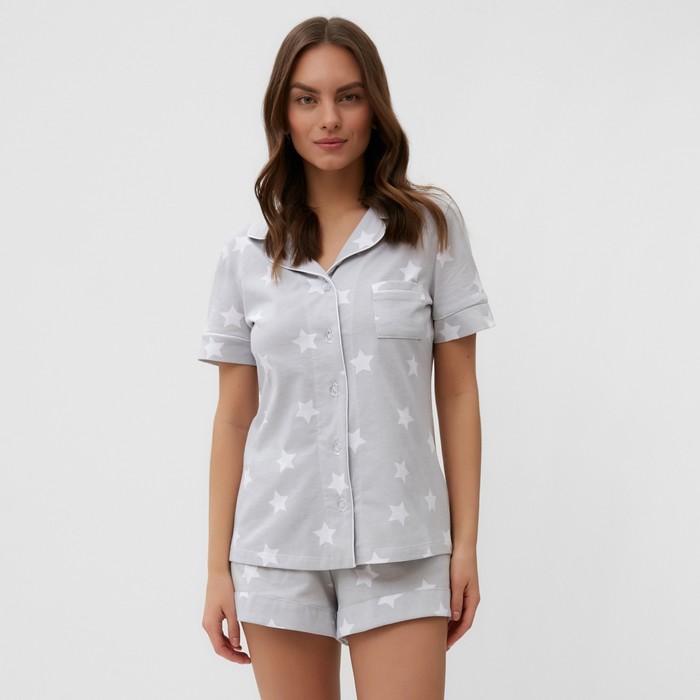 

Пижама женская KAFTAN 6067839 серая 44-46 RU, Серый, Star