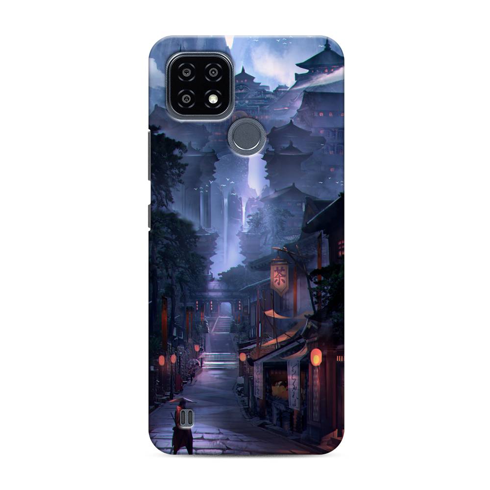 

Пластиковый чехол "Одинокий самурай" на Realme C21Y, 256820-7