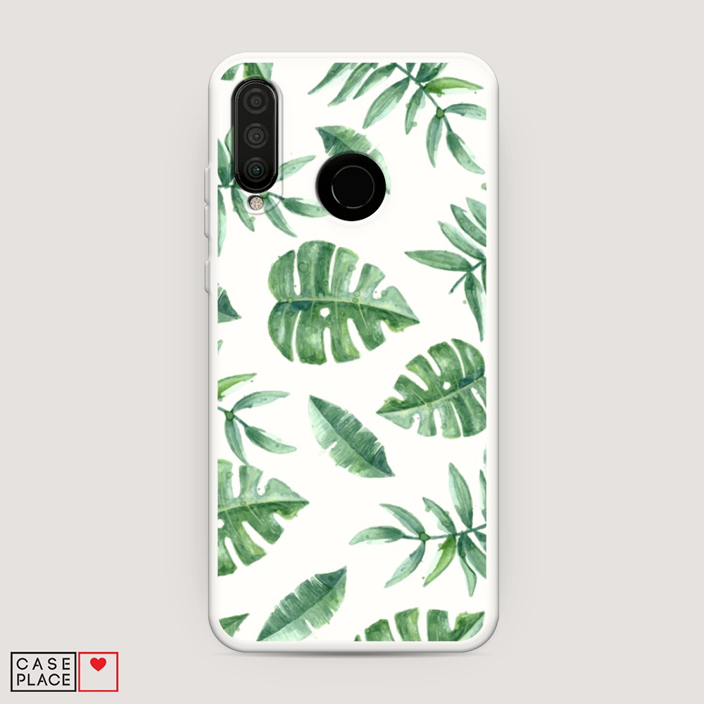 

Матовый силиконовый чехол "Звездочки графика белая" на Honor 7X