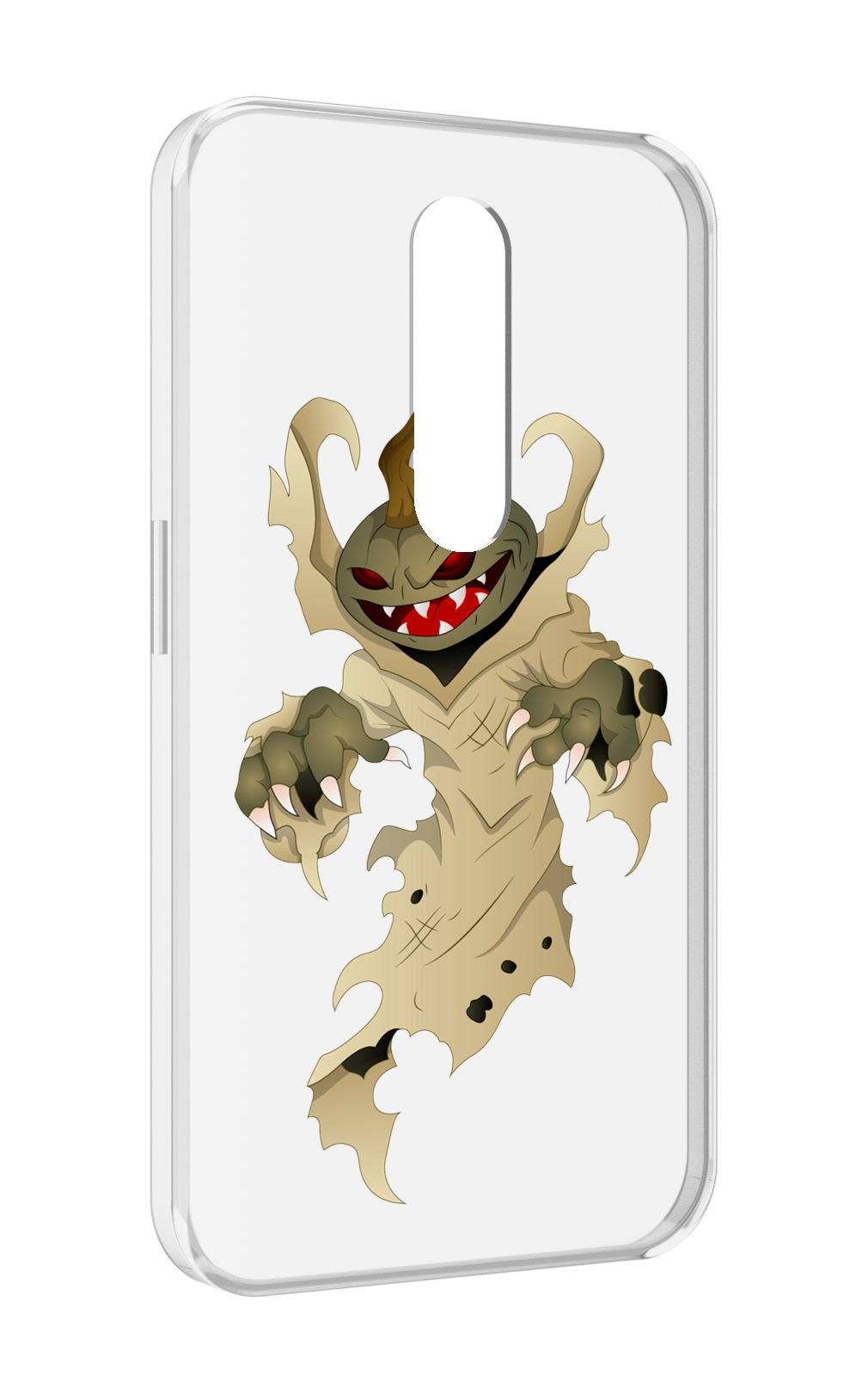 

Чехол MyPads призрак хэллоуина для Motorola Moto X Force (XT1585 / XT1581), Прозрачный, Tocco