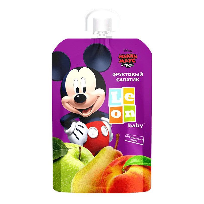 

Пюре LOL Leon Baby Микки фруктовый салатик 90 г