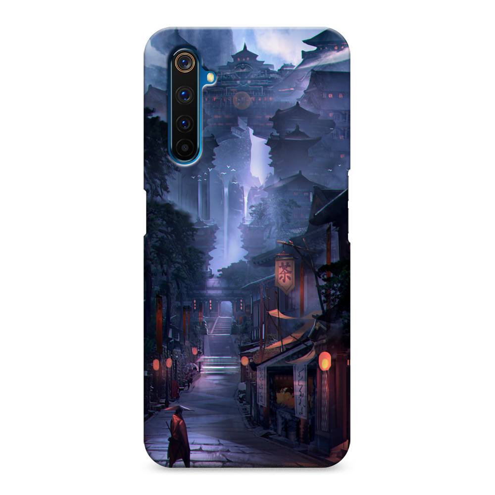 

Пластиковый чехол "Одинокий самурай" на Realme 6 Pro, 252820-7