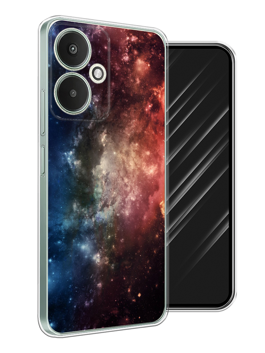

Чехол Awog на Xiaomi Redmi 13C 5G "Космос", Синий;бежевый;красный, 321150-1