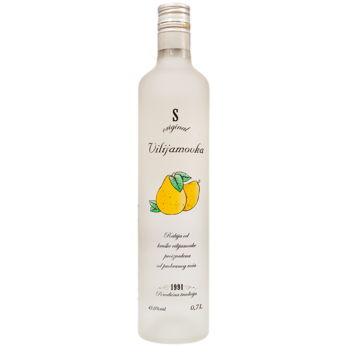 

Бренди Rakija Vilijamovka Simex Original, 700мл