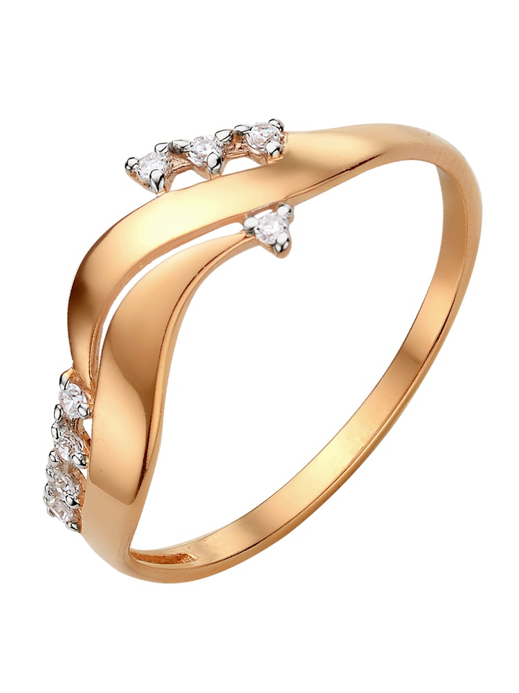 

Кольцо из золота р.  585Gold 301012510, фианит, 301012510