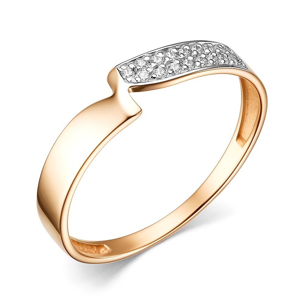 

Кольцо из золота р.  585Gold 301012509, фианит, 301012509