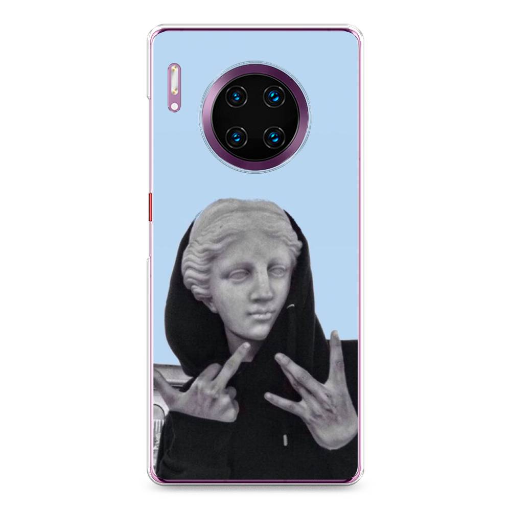 

Чехол Awog на Huawei Mate 30 Pro "SWAG статуя", Голубой, 610450-9