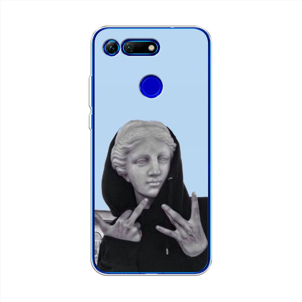 

Чехол Awog на Honor V20 (View 20) "SWAG статуя", Голубой, 67350-9
