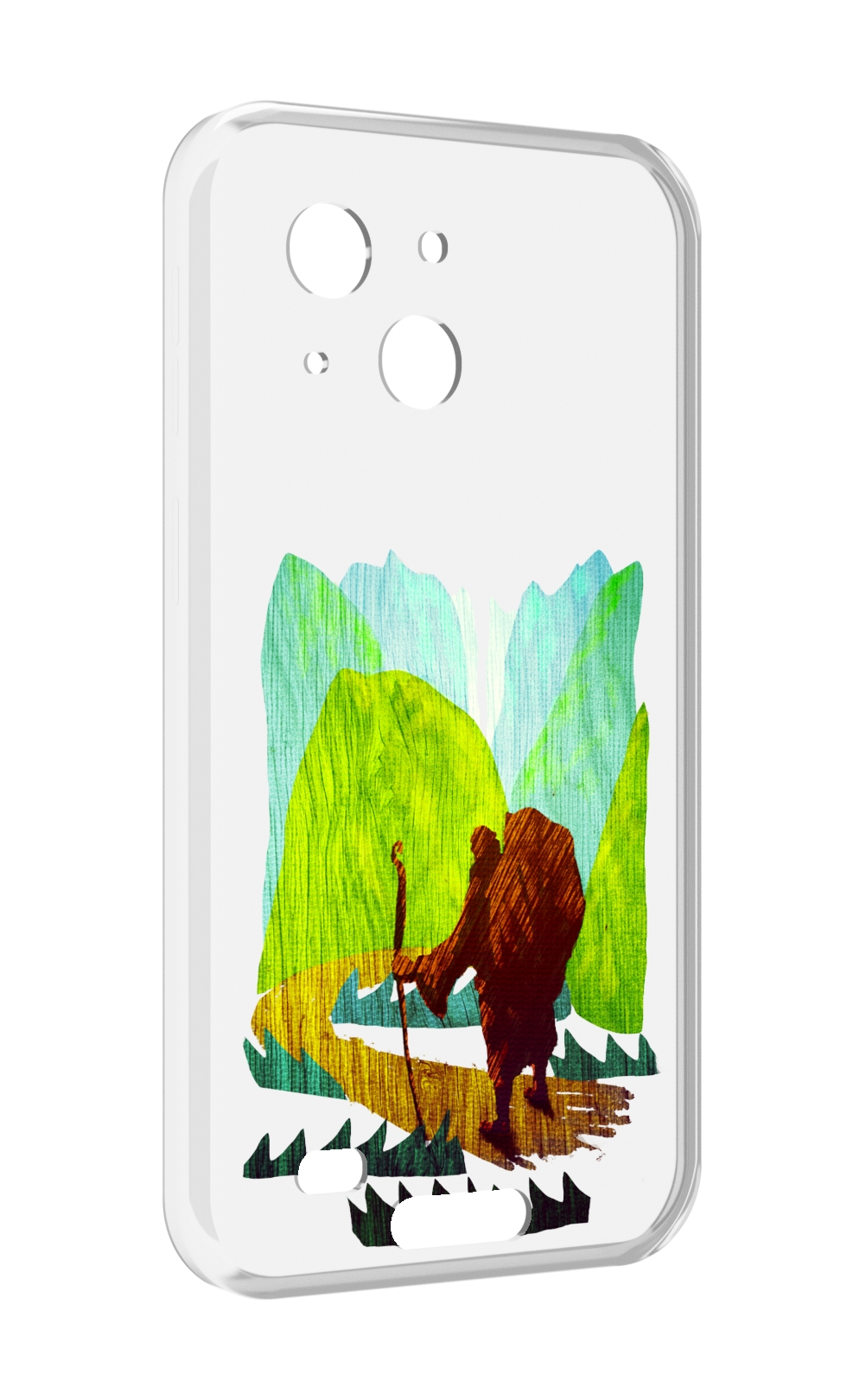 

Чехол MyPads Лесная тропа для Oukitel WP20 / WP20 Pro, Прозрачный, Tocco