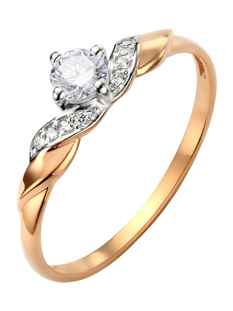 

Кольцо помолвочное из золота р. , 585Gold 301012524, фианит, 301012524