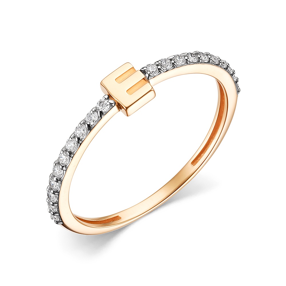 

Кольцо из золота р. , 585Gold 301012523, фианит, 301012523