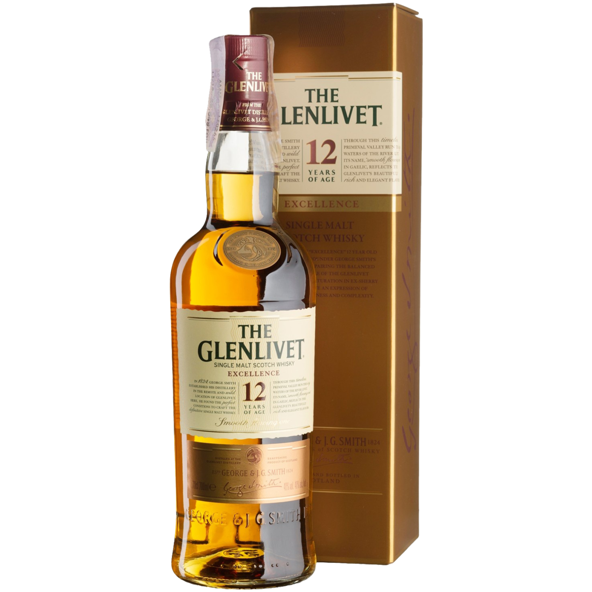 

Виски The Glenlivet Excellence 12 лет 0,7 л в подарочной упаковке