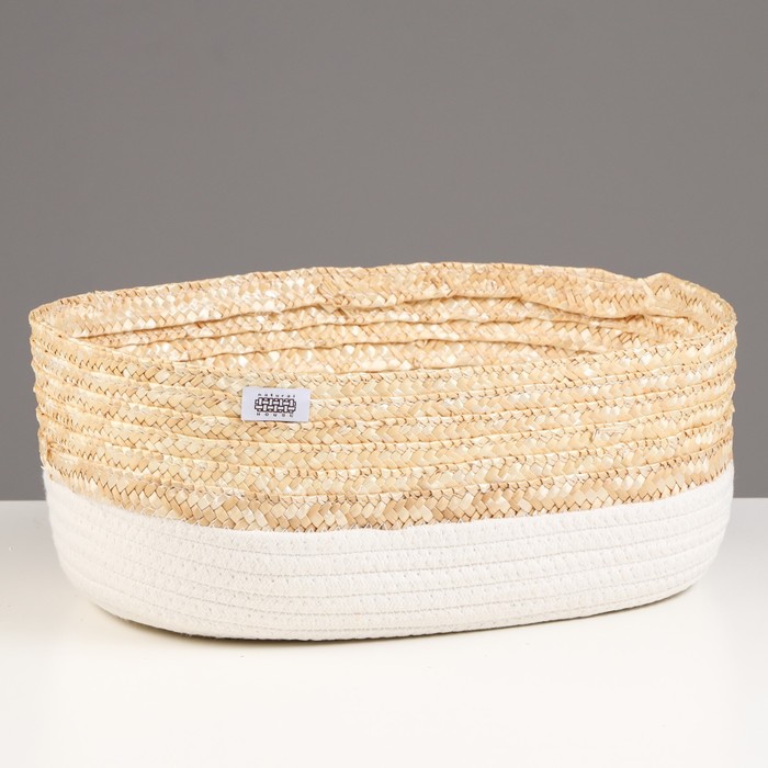 

Корзина стеллажная Сканди, Д260 Ш160 В100, молочный QR-22S, Бежевый, QR-22S