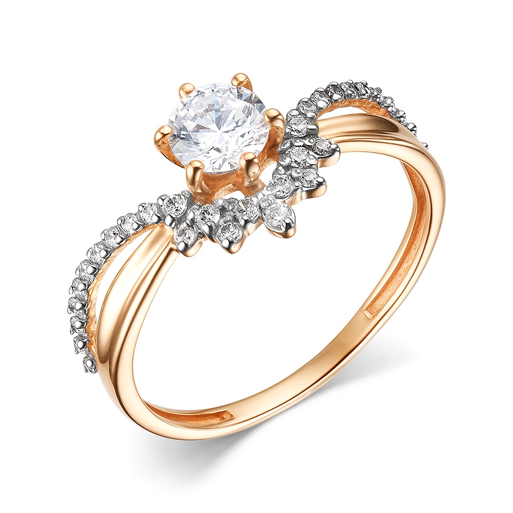 

Кольцо из золота р. , 585Gold 301012531, фианит, 301012531