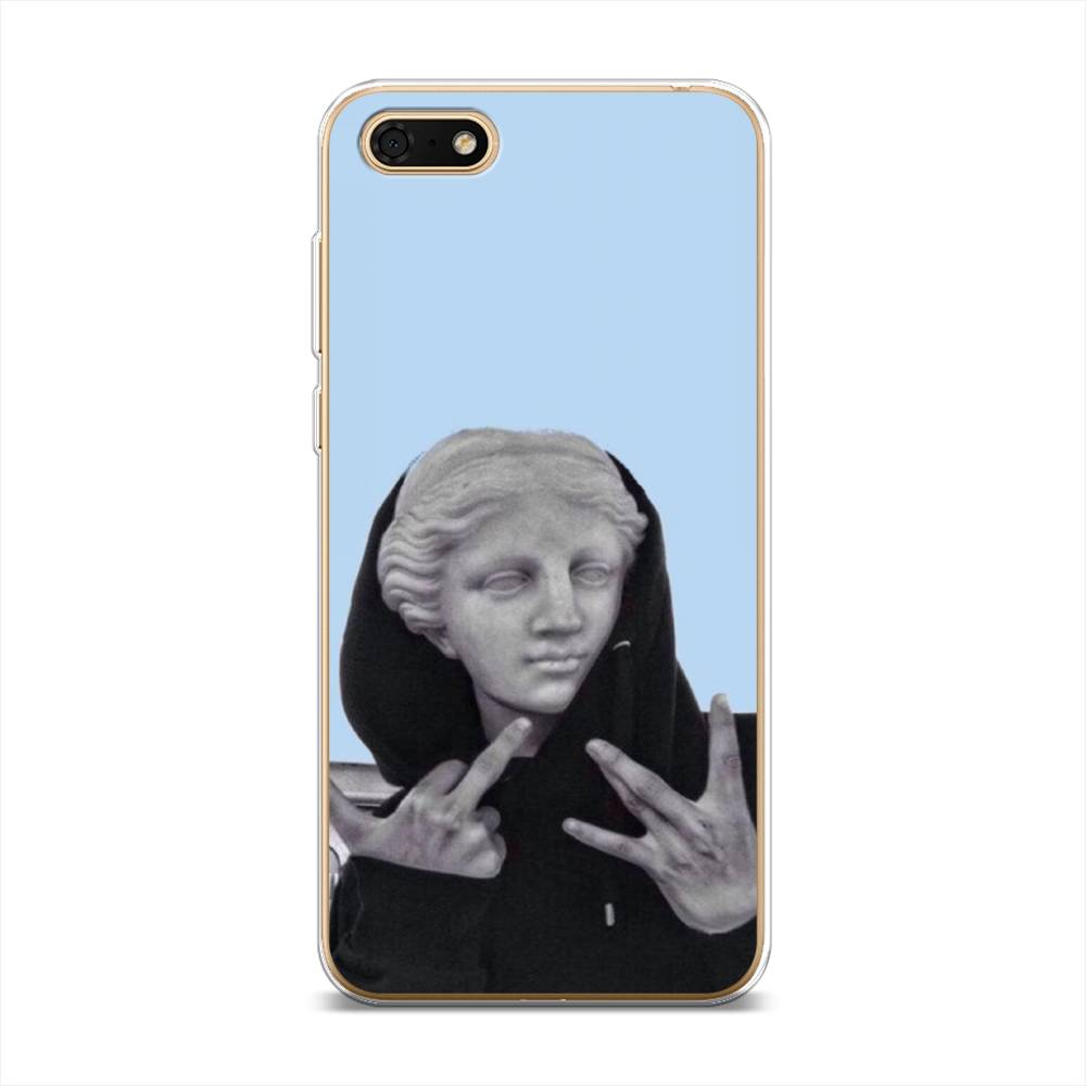 

Чехол Awog на Honor 7A Prime "SWAG статуя", Голубой, 6105850-9