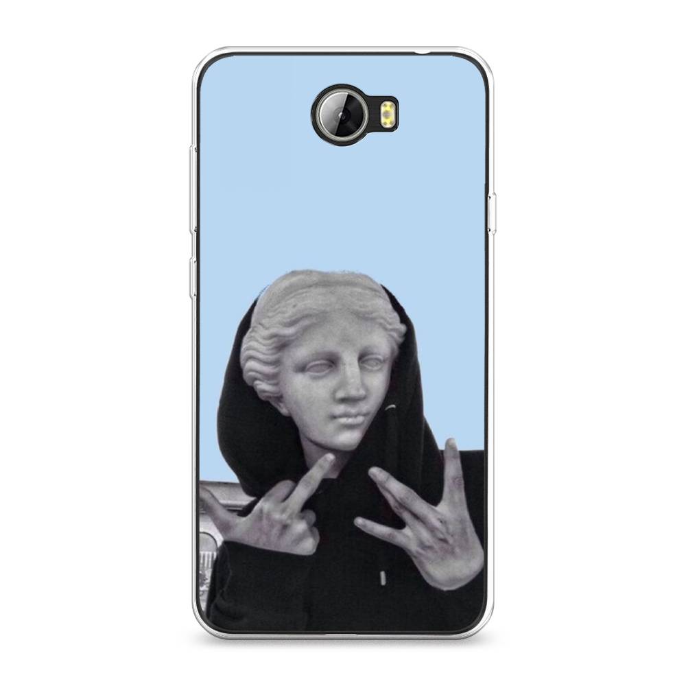 

Чехол Awog на Honor 5A "SWAG статуя", Голубой, 60350-9