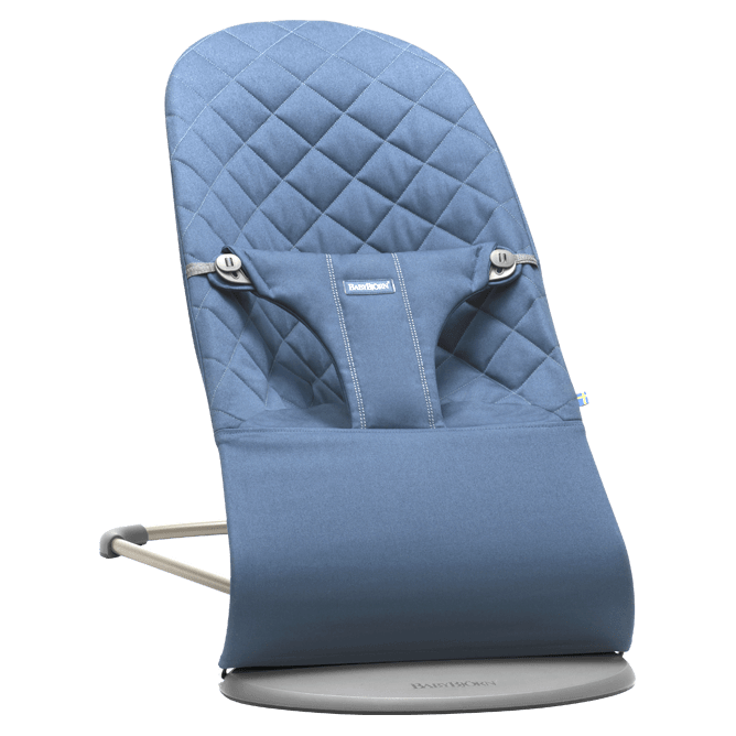 

Детский шезлонг BabyBjorn Bliss Cotton, Синий, Bliss