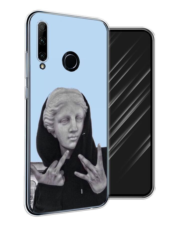 

Чехол Awog на Honor 20 Lite 2019 "SWAG статуя", Голубой, 68950-9