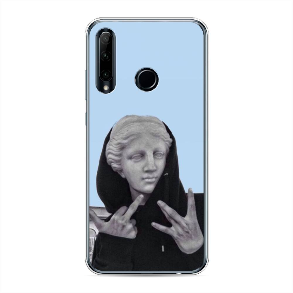 

Чехол Awog на Honor 10i "SWAG статуя", Голубой, 68850-9