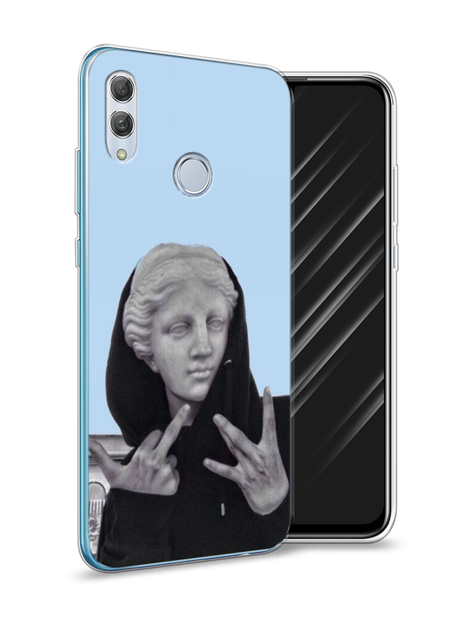 

Чехол Awog на Honor 10 Lite "SWAG статуя", Голубой, 67550-9