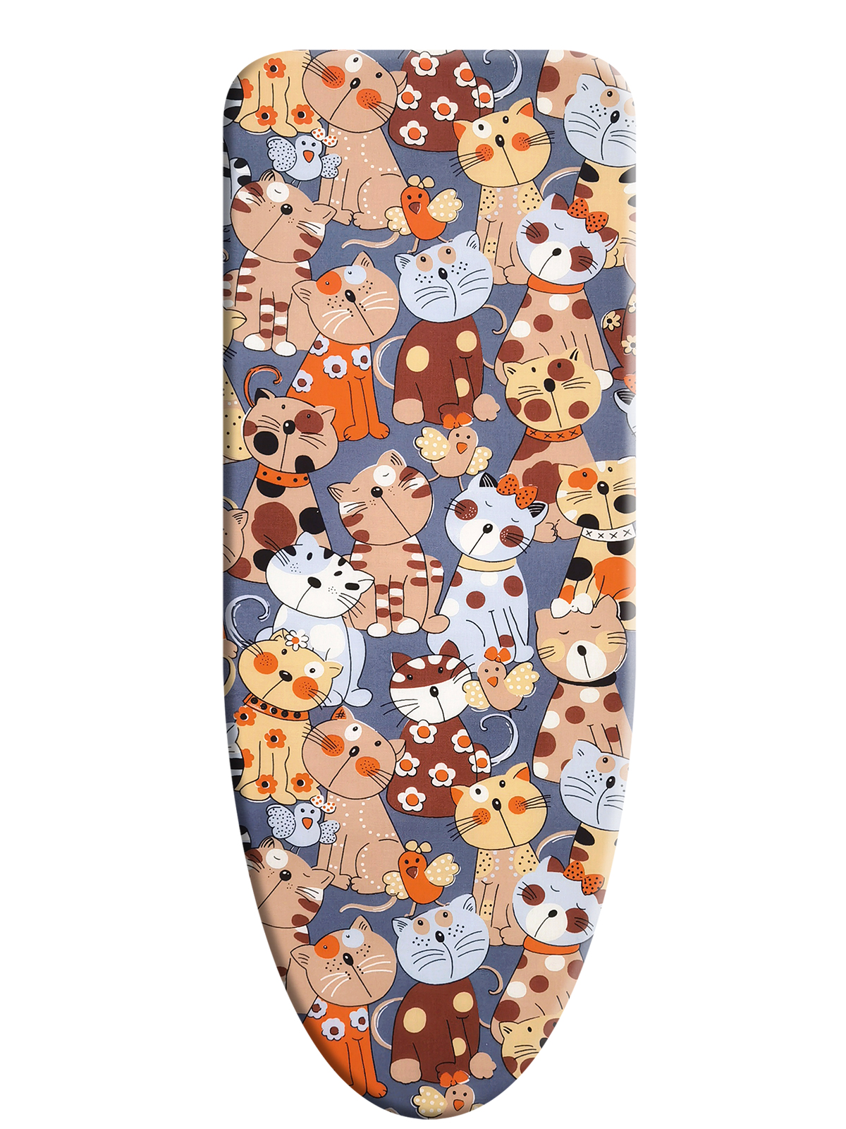 

Чехол для гладильной доски VARMAX CATS ORANGE, 135*48 см (M), A13548-M-CO