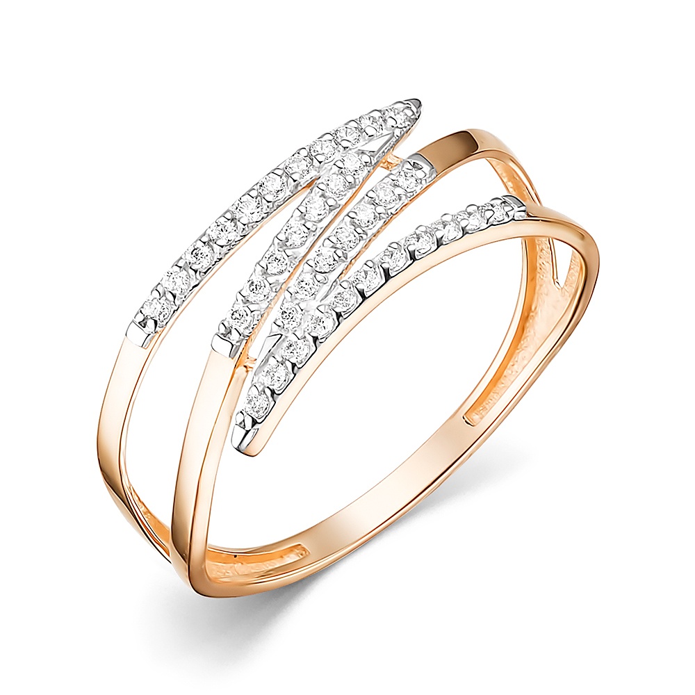 

Кольцо из золота р. , 585Gold 301012295, фианит, 301012295