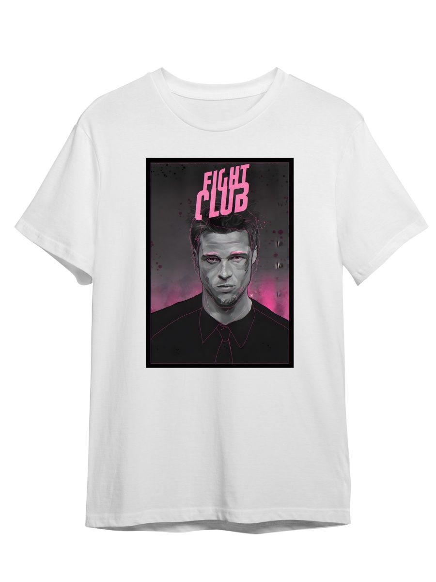 

Футболка унисекс СувенирShop Бойцовский клуб/Тайлер/Брэд Питт 4 белая 3XL, "Бойцовский клуб/Тайлер/Брэд Питт" 4