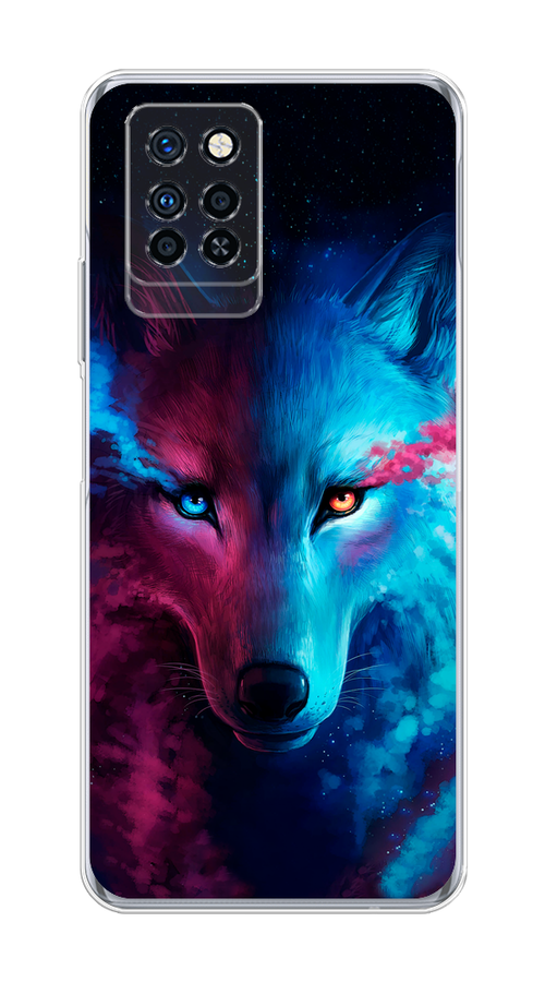 

Чехол Awog на Infinix Note 10 Pro "Волшебный волк", Разноцветный, 3100150-1