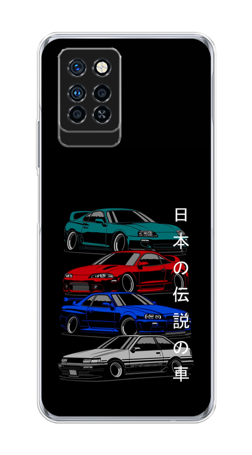 

Чехол Awog на Infinix Note 10 Pro "JDM Legend cars", Разноцветный, 3100150-5