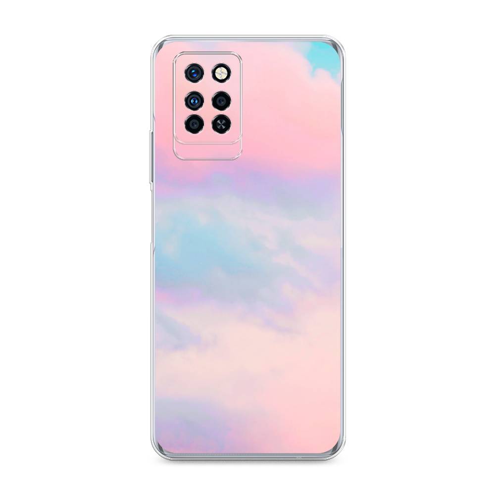 фото Чехол awog "розовые облака" для infinix note 10 pro