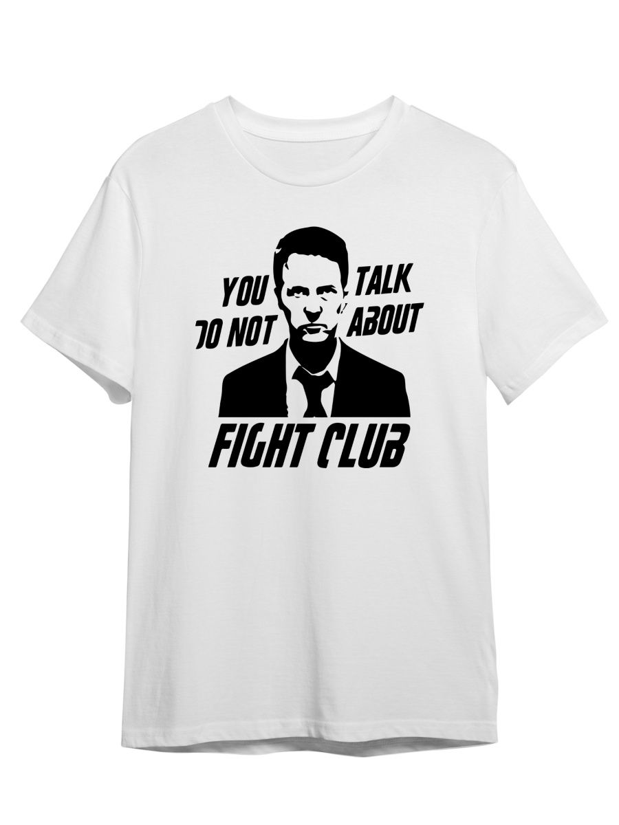 

Футболка унисекс СувенирShop Бойцовский клуб/Тайлер/Брэд Питт 3 белая 5XL, "Бойцовский клуб/Тайлер/Брэд Питт" 3