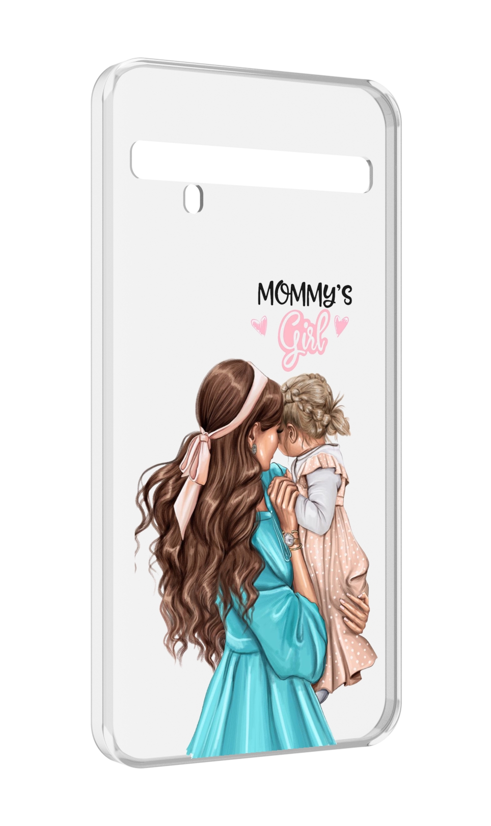 

Чехол MyPads Мама-девочки женский для TCL 10 Pro / TCL 10 + Plus, Прозрачный, Tocco